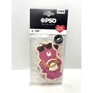 Care Bears The Big Sniff Air Fresheners 3-Pack Candy Scent Cheer Bear PSD New